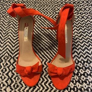 Billini Red Bow Heels